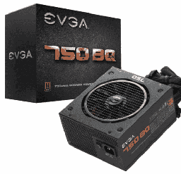 [Dim-30411] FUENTE DE PODER EVGA 750 BQ 80 PLUS BRONCE 7502 SEMI MODULAR