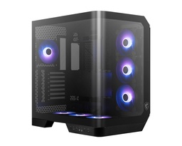 [MAG PANO 120R PZ-1] Gabinete Gaming Msi Pano 100l Pz / Media Torre / Atx/micro Atx/mini Itx/ Negro/ Sin Fuente/pc/gamer