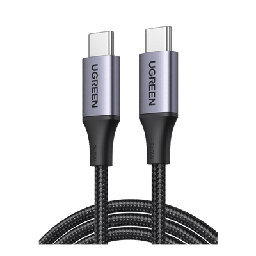 [90440] Cable Usb-c A Usb-c | 2 Metros | Potencia De Carga 240w | 48v/5a | Pd3.1 /3.0 | 480 Mbps | Chip E-market | Carcasa De Aluminio | Nylon Trenzado.