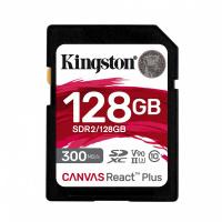 [SDR2/128GB] KINGSTON MEMORIA SD 128GB CL10 U3 V90 CANVAS REACT PLUS SDR2/128GB