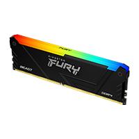 [KF432C16BB2A/8] KINGSTON DDR4 DIMM 8GB 3200MT/s FURY BEAST RGB KF432C16BB2A/8