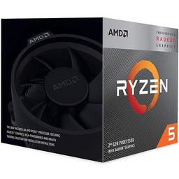 [YD3400C5FHSBX] Procesador Amd Ryzen 5 3400g S-am4 3a Gen / 3.7 - 4.2 Ghz / Cache 4mb / 4 Nucleos / Con Graficos
