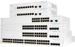 [CBS220-48P-4G-NA] Switch Cisco Gigabit Ethernet Business CBS220, 48 Puertos PoE 10/100/1000 + 4 Puertos SFP, 382W,104 Gbit/s, 8.192 Entradas - Administrable