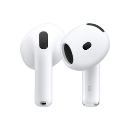 [MXP93BE/A-1] Apple AirPods ( 4ta. Generación ), Inalámbrico, Bluetooth, USB-C, Blanco - Incluye Estuche de Carga Inalámbrico y Alámbrico