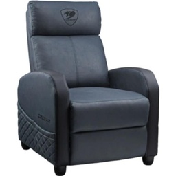 [3MRAEBUB.0001] Sofa Cougar Ranger Elite Navy Blue Terciopelo Reclinable Bolsillo Lateral 135kg
