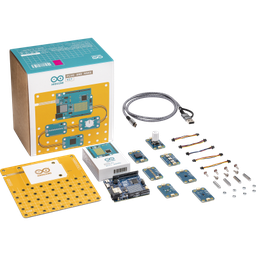 [AKX00069] Kit Arduino® Plug And Make / Arduino® Uno R4 Wifi / 7 Nodos Modulino® / Conexión I2c Qwiic / Compatible Con Arduino® Cloud / Sin Soldadura