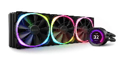 [Dim-RL-KRZ73-R1] ENFRIAMIENTO LIQUIDO NZXT KRAKEN Z73 RGB BLACK / 360MM 120MMX3 / PANTALLA 24 BITS / INTEL Y AMD / RL-KRZ73-R1