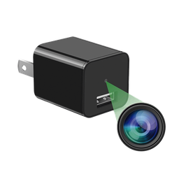 [M1B] Cámara Oculta En Cargador De Pared (spyce Camera) / Memoria De 8gb / Resolución 2 Megapixel (1080p) / Grabación Continua O Por Movimiento