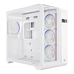 [BR-941600-1] Gabinete Balam Tank Expert Curve 7400 M-atx Display  Argb Blanco Br-941600