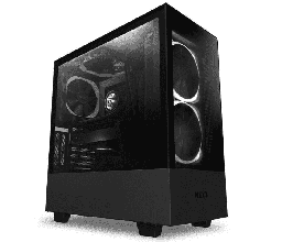 [Dim-CA-H510E-B1] Gabinete NZXT H510 Elite con Ventana RGB Midi-Tower ATX USB 3.0 Negro