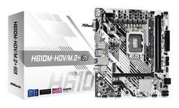[H610M-HDV/M.2+ D5,4710483943479] Mb Asrock H610 / Ddr5 / X1 Ps2 / X1 Vga / X1 Hdmi / X1 Dp / X1 Usb 3.2 / X1 Usb 3.2 Tipo C / X4 Usb