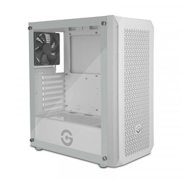 [dim-GCM-ASGX1-01WH-1] Gabinete Getttech Gamer Gcm-asgx1-01wh Atx,1 Vent,usb 2.0 Y 3.0,blanco (cristal templado roto) remate