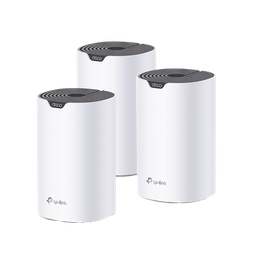 [DECOS7-3PACK] Kit 3 Routers Inalámbricos Mesh Interior Para Hogar / Doble Banda Wi-fi 5 Ac1900 Mbps / 3 Puerto Gigabit Wan/lan / 3 Antenas Internas / Administración Mediante La App Deco (ios, Android)