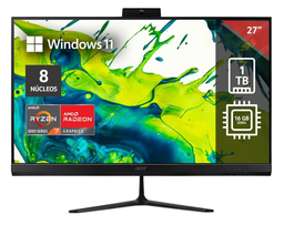 [DQ.BR5AL.001] Aio Acer Aspire C27, Ryzen 7 5825u, 16 Gb Ram, 1 Tb Ssd, 27 Pulgadas Led Fhd 1920 X 1080, Windows 11