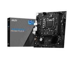[dim-H510M PLUS II-1] Tarjeta Madre Msi H510m Plus Ii Lga 1200 Ddr4 Matx