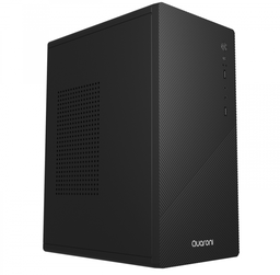 [QCMT-10] Gabinete Micro Torre Quaroni Micro Atx, Mini Itx / 2usb 2.0 / Front Zigzag/ Fuente 500 W/1