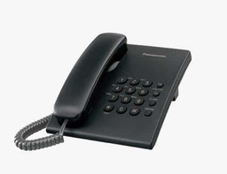 [7501487620765-P] Panasonic Telefono Alambrico Basico 13 Memorias Negro(kx-ts550meb)