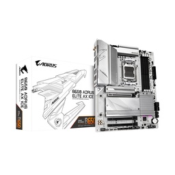 [B650 A ELITE AX ICE-1] Tarjeta Madre Gigabyte B650 AORUS ELITE AX ICE, ATX, Socket AM5, AMD B650, 192GB DDR5, HDMI/DP para AMD