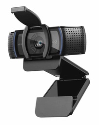 [Dim-30532] Logitech Webcam HD Pro C920 con Micrófono, Full HD, 1920 x 1080 Pixeles, USB 2.0, Negro