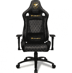 [Dim-ARMONR-S-ROYAL] Cougar Silla Gamer Armor S Royal, hasta 120Kg, Negro