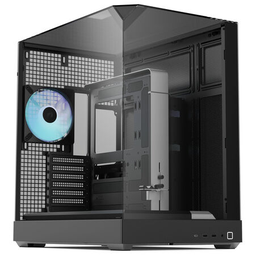 [4711530963951] Gabinete Apnx V2 Black 4 Vent Incluidos Crist Temp Atx