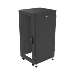 [LP-6060-24U-R2] Gabinete Profesional Para Telecomunicaciones De 19in, Instalación A Piso, 24ur, 600 Mm Profundidad, Se Envía El Gabinete Armado.