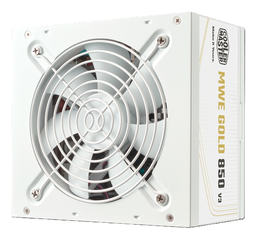 [MPE-8506-ACAG-GUS] Fuente De Poder Cooler Master 850w / Blanco / Mwe V3 Atx 3.1 / 80plus Gold Certificada / No Modular