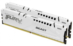 [p-KF560C36BWEK2-64] KINGSTON DDR5 64GB 6000MT/s DIMM FURY BEAST WHITE EXPO KIT (2x32GB) KF560C36BWEK2-64