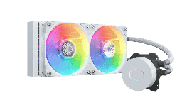 [Dim-MLW-D24M-A18PW-RW] Watercooling Cooler Master MasterLiquid ML240L V2 ARGB White Edition 240mm MLW-D24M-A18PW-RW
