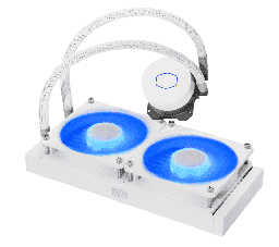 [Dim-MLW-D24M-A18PC-RW] Watercooling Cooler Master MasterLiquid ML240L V2 RGB White Edition MLW-D24M-A18PC-RW