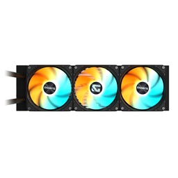 [ar-GP-GIGABYTE GME 360] ENFRIAMIENTO LIQUIDO GIGABYTE 3x120MM ARGB 2200RPM BLACK GP GIGABYTE GME 360