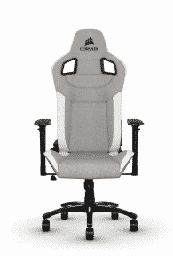 [Dim-30713] SILLA PARA GAMING CORSAIR T3 RUSH GRAY WHITE CF-9010030-WW