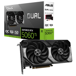 [ar-DUAL-RTX5060TI-O16G] VGA ASUS DUAL RTX5060TI O16G GDDR7 2632MHz 7680x4320 1HDMI2.1 3DP2.1 550W DUAL RTX5060TI O16G