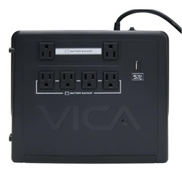 [REV700] No  Break/ups Vica 700va/400w 6tomas, 1puertousb Pantalla Lcd (rev 700)