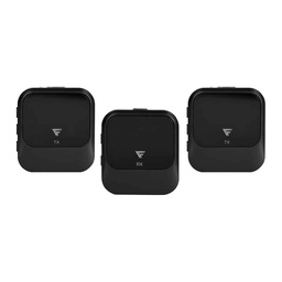 [MCL650] Kit 2 Microfonos Lavalier Game Factor Usb C/2.4ghz/canc De Ruido Negro (mcl650)