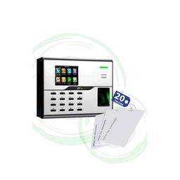 [UA860IDCARD-PAK] Control De Acceso Y Asistencia Zkteco Simple Con 20t(ua860idcard Pak)