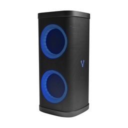 [KSP-580] Bafle Vorago 2x6.5"+2x2.5" 40 W Rms Bt Tweeeter 3600 Mah Circle Led Tws (ksp-580)