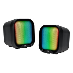 [SPK-109] Bocinas Vorago Start The Game 3.5 Mm Rgb Por Usb Para Pc 2*2 Watts (spk-109)