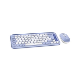 [920-013054] Kit Logitech Pop Icon Teclado/mouse Bt Lilac/off White (920-013054)