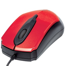 [766623179430-M] Mouse Optico Manhattan Edge Usb Rojo/negro 179430