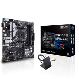 [ar-PRIME B550M-A AC] MB ASUS PRIME B550M A AC ATX AM4 4DDR4 128GB 4800 MHZ DSUB DVI PCIE4.0 DUAL M.2 PRIME B550M A AC