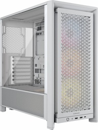 [ar-CC-9011297-WW] GABINETE CORSAIR PC 4000D RSARGB 1USB 3.2GEN2 TIPO C 2USB3.2 GEN1 TIPO A BLANCO MID CC 9011297 WW