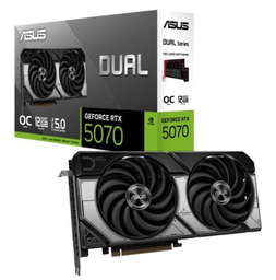 [UNC DUAL-RTX5070-O12G PCIX12GBASURTX5070-DUAL] Tarjeta De Video Asus 12gb Geforce Rtx 5070 Dual 2xfan Ddr7 Dlss 4 1xhdmi 3xdp Dual-rtx5070-o12g