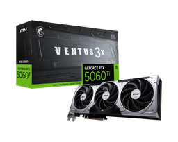 [UNC GEFORCE RTX 5060 TI 8G VENTUS 3X OC PCIX8GBMSIRTX5060TIVENTUS3XOC] Tarjeta De Video Msi 8gb Geforce Rtx 5060 Ti Ventus 3xfan Gddr7 Dlss4 Oc 1xhdmi 3xdp