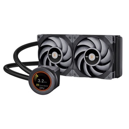 [UNC CL-W322-PL12GM-B CPUFANTTULTRA240] Enfriamiento Líquido Thermaltake Ultra240 2 Vent 120mm Negro Pantalla Lcd 2.1 Pulg