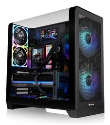 [UNC CA-11F-00M1WN-00 GABP4TTVIEW390AIRN] Gabinete Thermaltake View 390 Air Mid Tower Negro  Atx Ca-11f-00m1wn-00