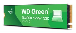 [ar-WDS500G4G0E] SSD INTERNO WESTERN DIGITAL WD GREEN SN3000 NVME 500GB PCI EXPRESS 4.0 M2.0 5000MBS  WDS500G4G0E