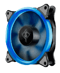 [Dim-30809] VENTILADOR GAMER YEYIAN LED AZUL YCT-050720B TYPHOON, 120MM, KIT 3PZAS PUE