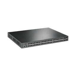 [SYS TL-SG3452P 194589] Switch L2+ Omada Poe+ / 48 Puertos Poe+ 10/100/1000 Mbps / 4 Puertos Sfp 1g / 2 Puertos Consola (rj45 Y Microusb) / Administración Centralizada Omada O Stand-alone / Multicast Igmp / Calidad De Servicio / Presupuesto Poe 384w / Montaje En Rack