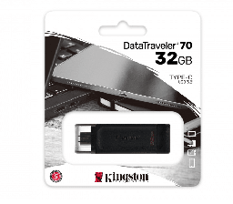 [dim-DT70/32GB] MEMORIA FLASH KINGSTON 32 GB USB-C 3.2 GEN 1 (DT70/32GB)